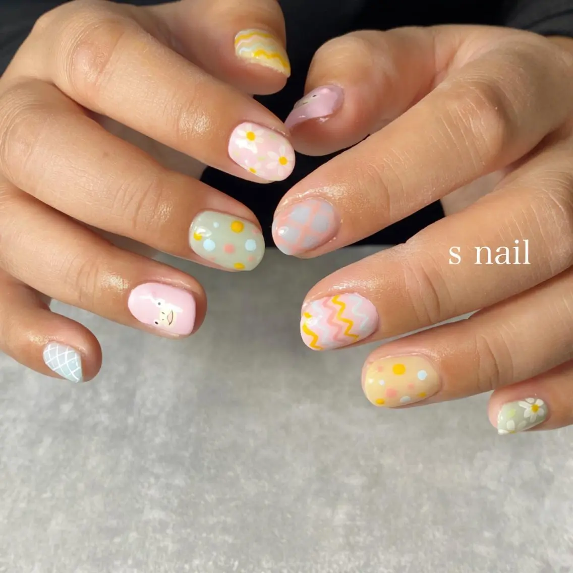 ネイル アートネイル s nail さとよしみゆきのネイルデザイン
