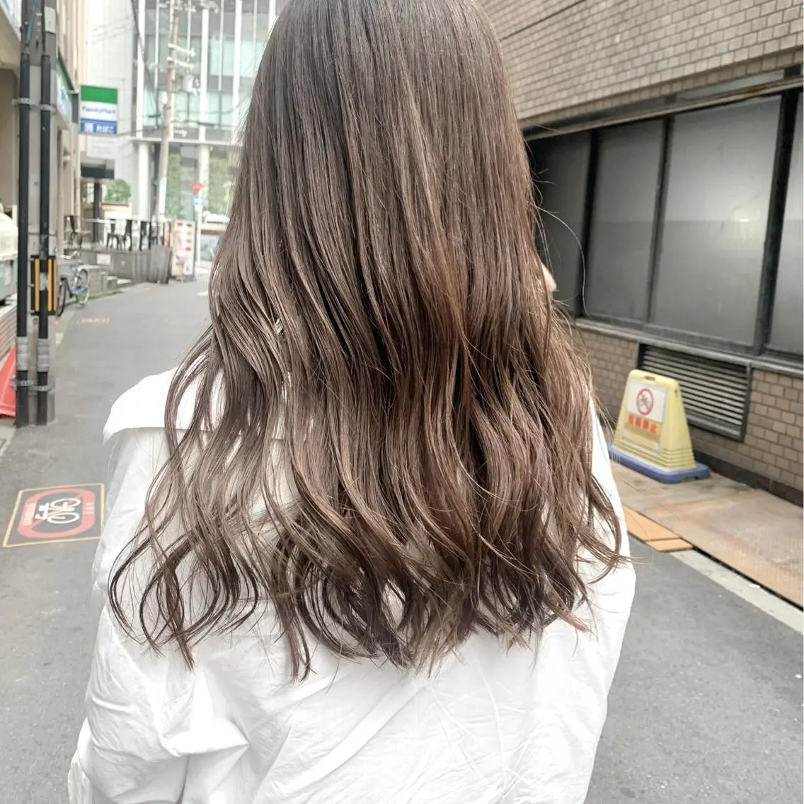 ロング カラー ブラウンカラー ヘアカラー トリートメント 酸性ストレート/ブリ ーチなし/中村 匠のヘアスタイル