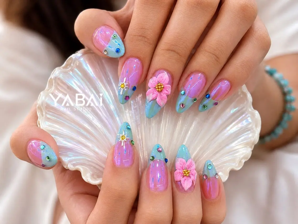 ロング ハンドネイル YABAI NailStudioのネイルデザイン