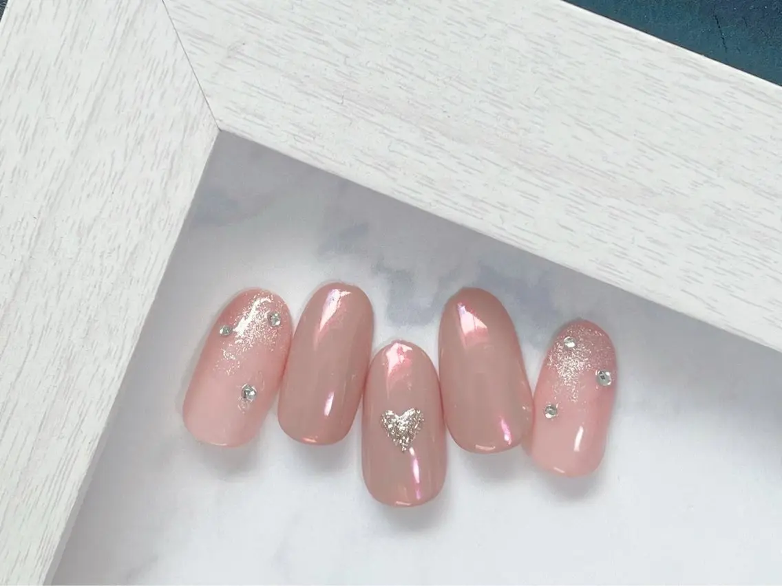ネイル ジェルネイル 韓国ネイル メンズネイル パラジェル バレンタイン kiki nail たまプラーザのネイルデザイン