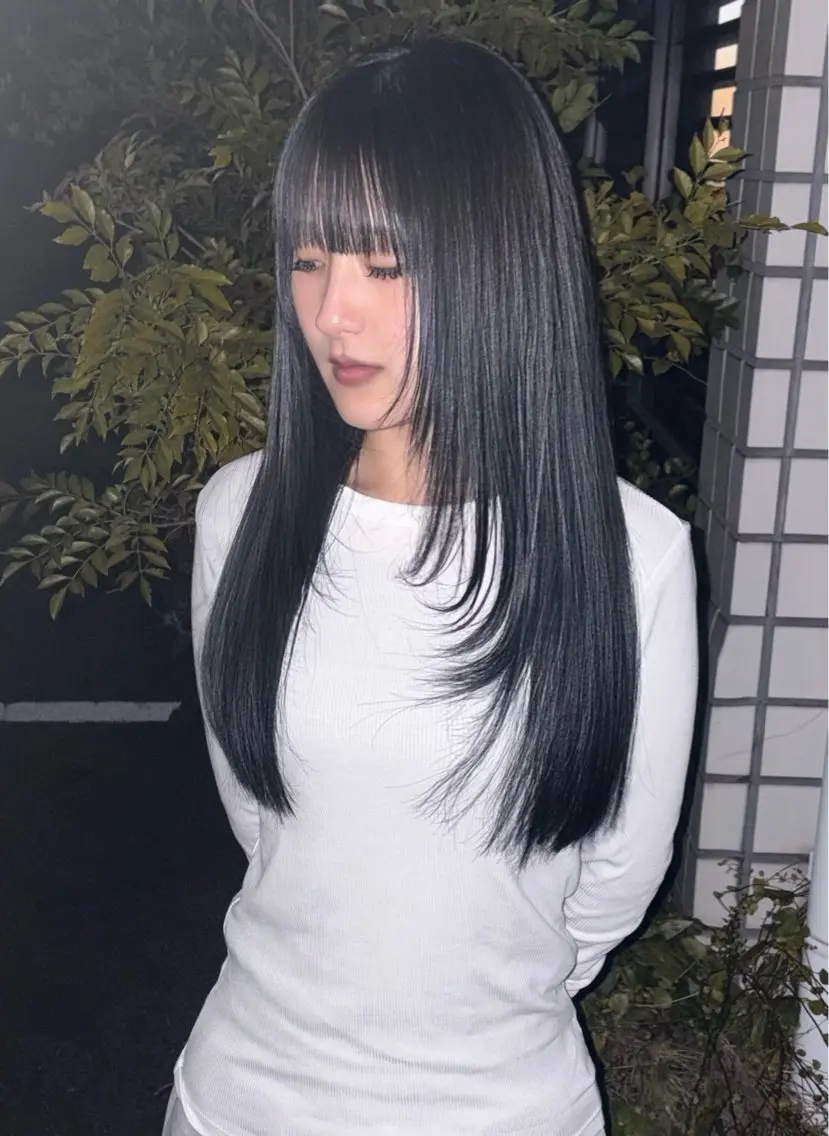 ロング カラー トリートメント ヘッドスパ コツ🧚ハイトーン /カラー/名古屋/栄のヘアスタイル