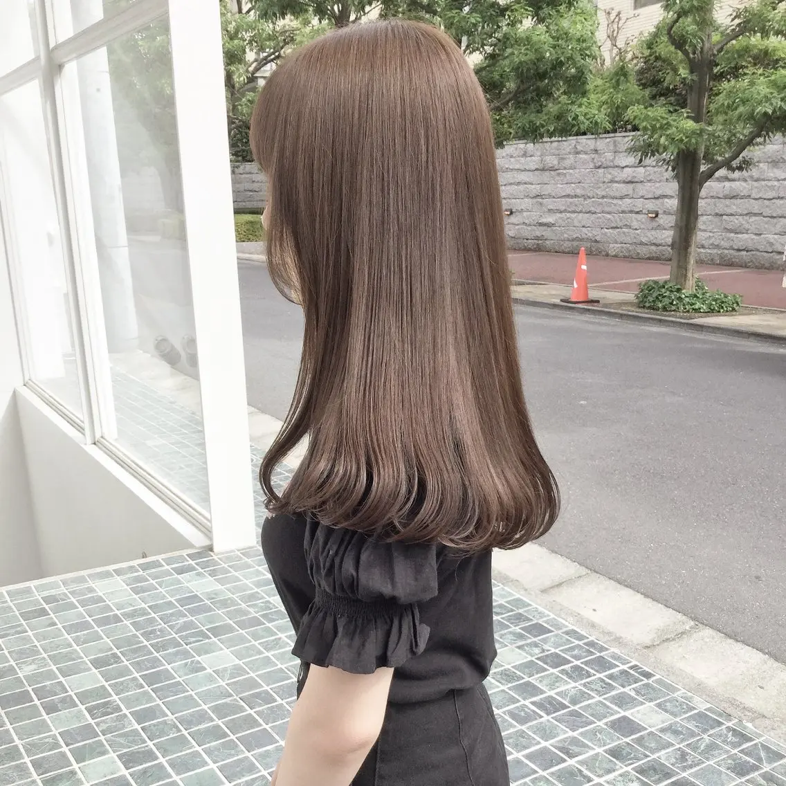 ✨透明感カラー+髪質改善トリートメント✨(女性限定)ロング料金なしの写真