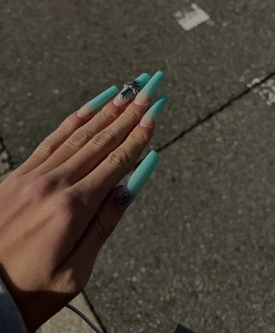【Rinta限定】超ロングネイル最大6cm💅🏻長さだし10本持ち込みアートの写真