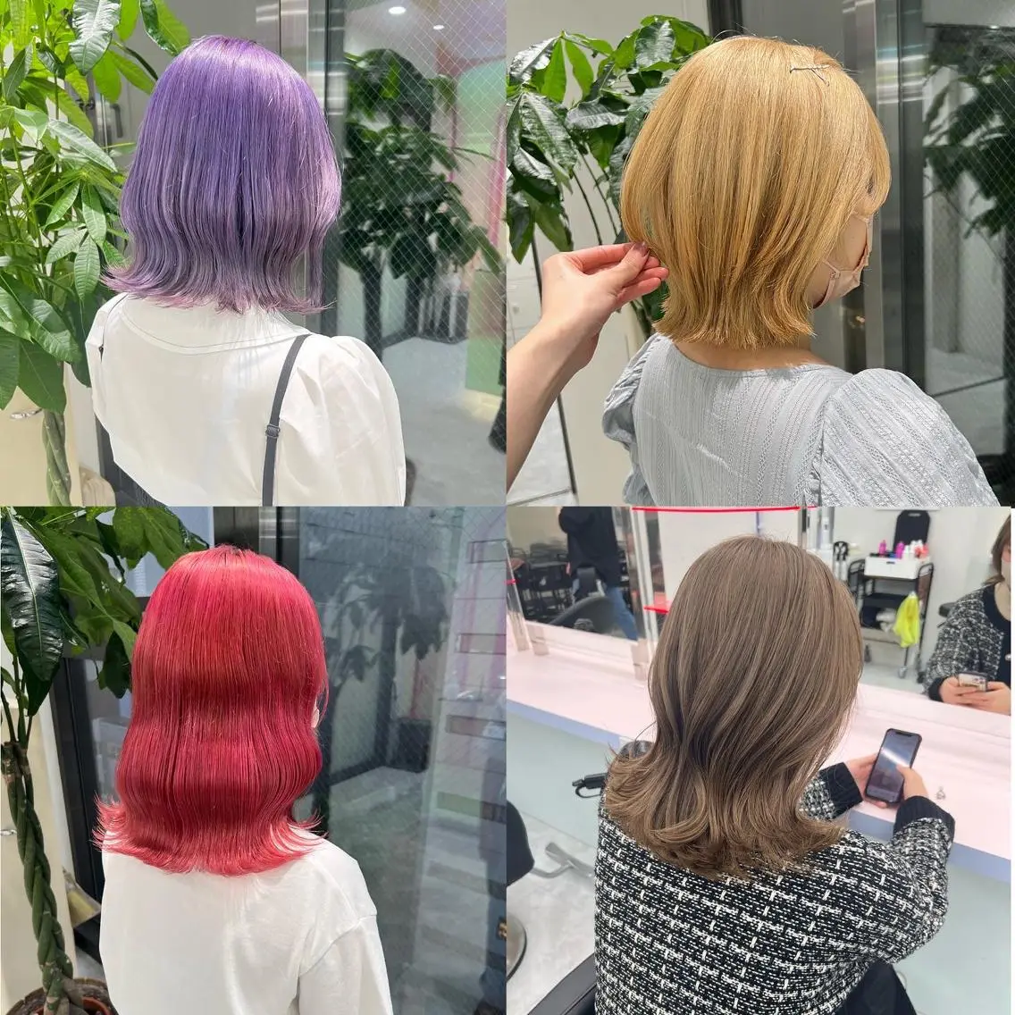 ミディアム カラー パーマ ヘアアレンジ メンズ キッズ ネイル マツエク・マツパ アイブロウ KANAMI 🌏のヘアスタイル