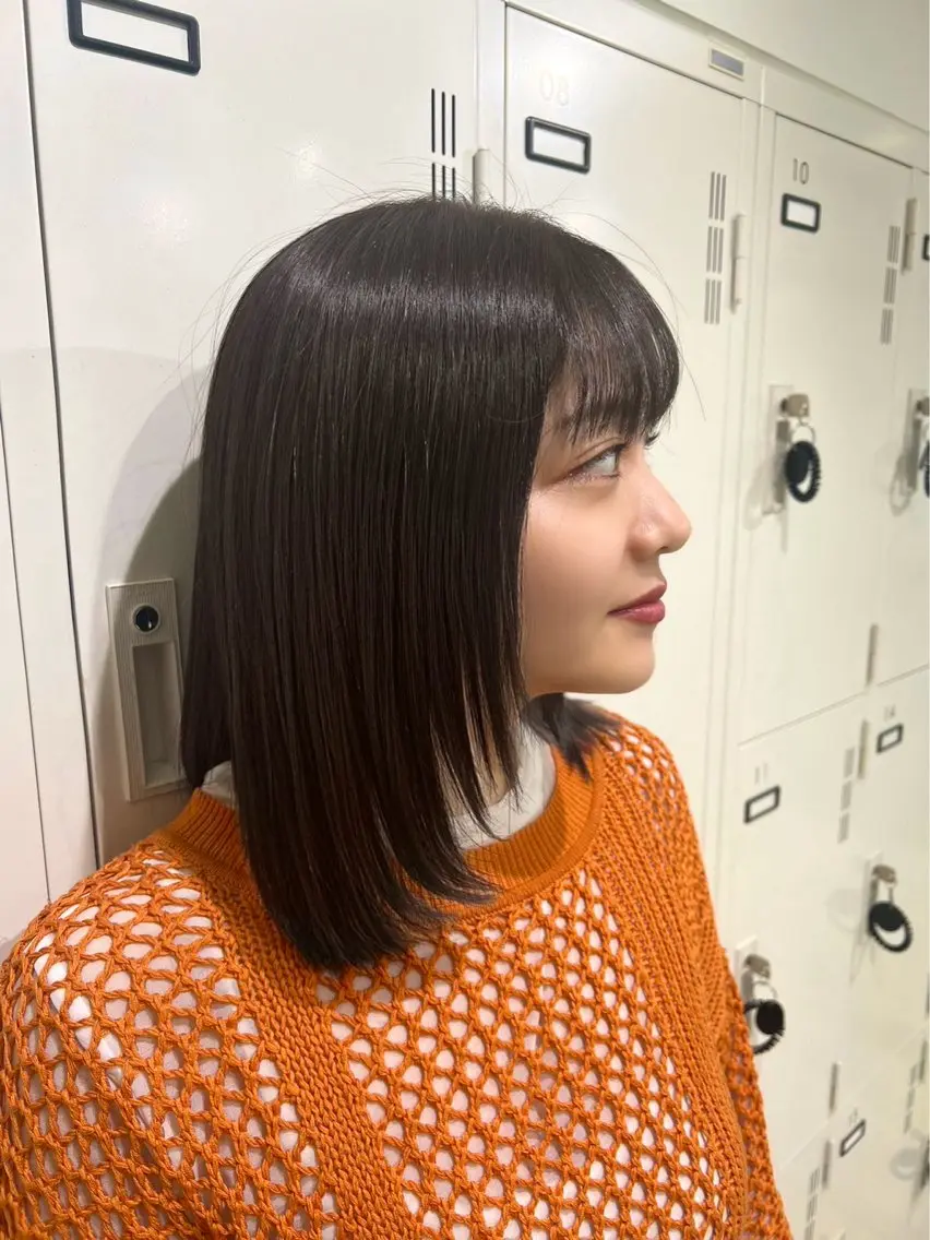 ミディアム 【極上ツヤ髪矯正】 🪄🧚🏻あやののヘアスタイル