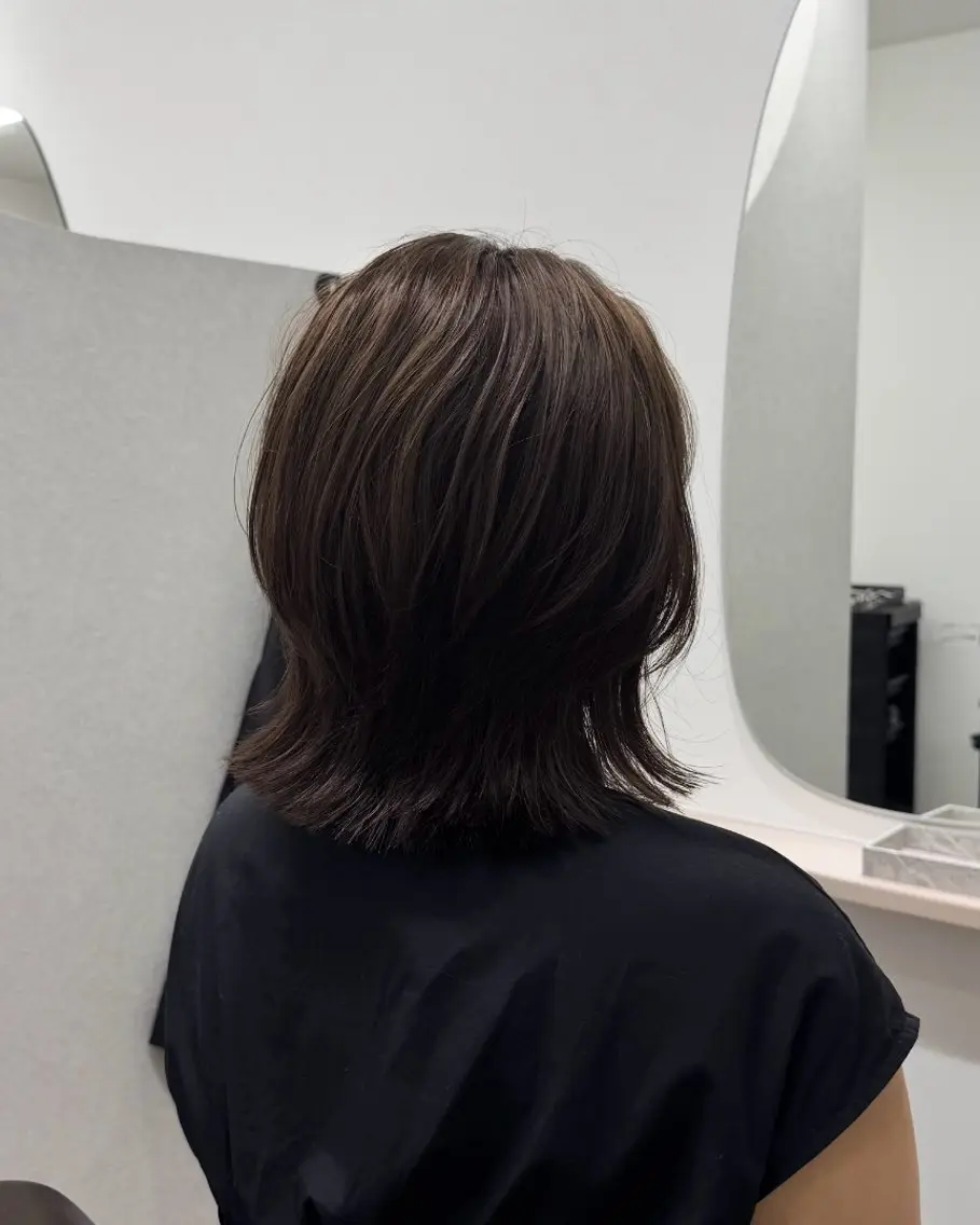 ミディアム 梅本 淑人のヘアスタイル