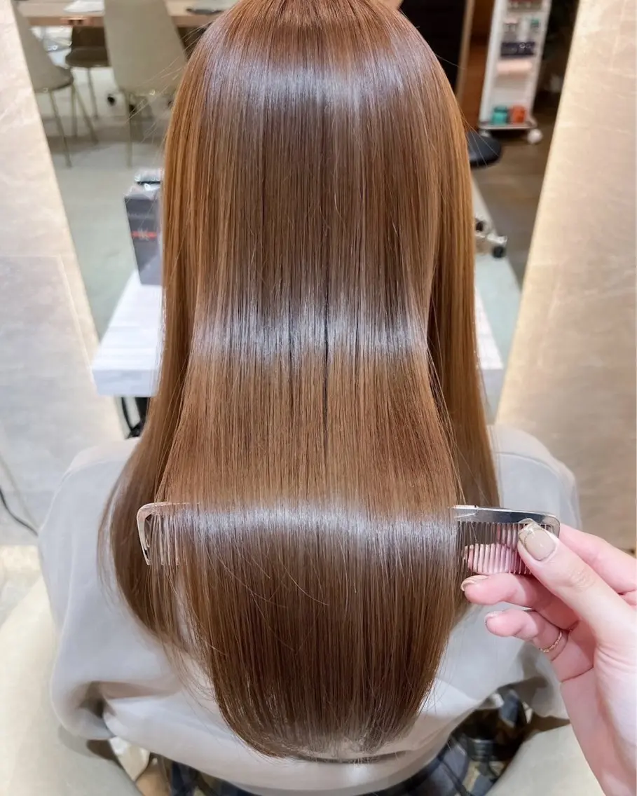 ✨【くせ毛対策】✨美髪縮毛矯正+似合わせカット+1STEPスチームトリートメントの写真