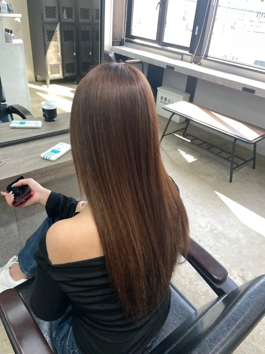ロング カラー ベージュカラー ヘアカラー ニュアンスカラー/ 🫧レミ(坊主)のヘアスタイル
