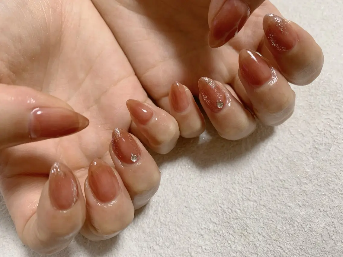 ネイル ジェルネイル メンズネイル オフィスネイル パラジェル シンプルネイル kiki nail たまプラーザのネイルデザイン
