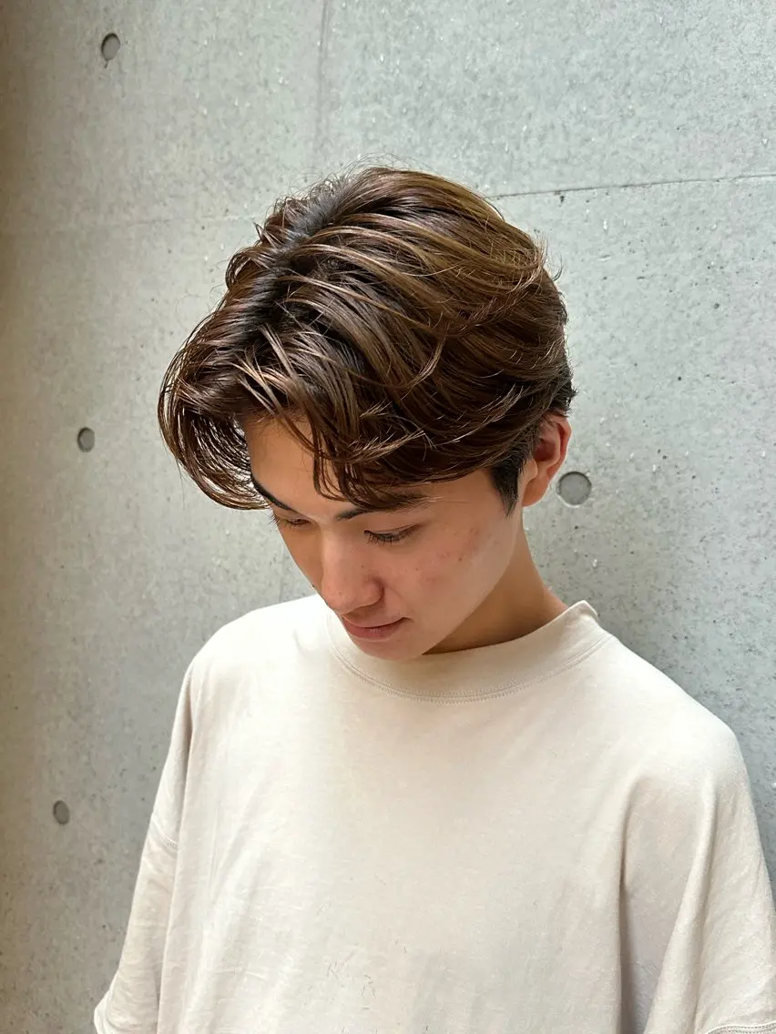 パーマ メンズ 似合わせカット /パーマ岡本淳平のヘアスタイル