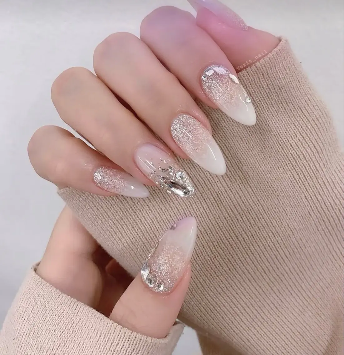 ネイル 韓国ネイル 持ち込み ニュアンスネイル ネイルチップ ハンドネイル TABI ANA.CHUOのネイルデザイン