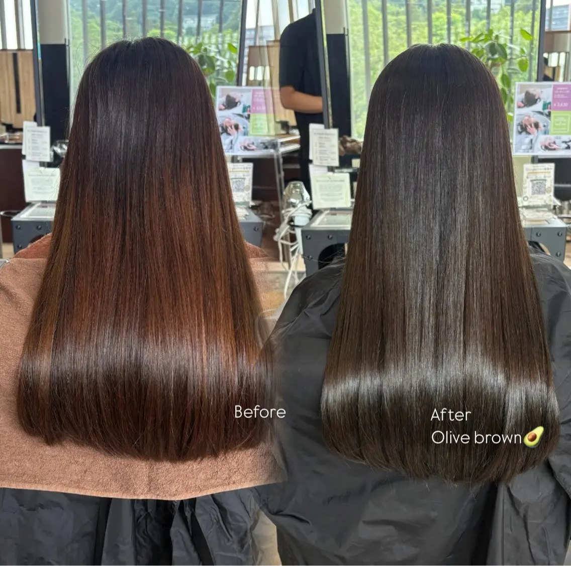 ロング ヘアカラー 牧野 未来のヘアスタイル