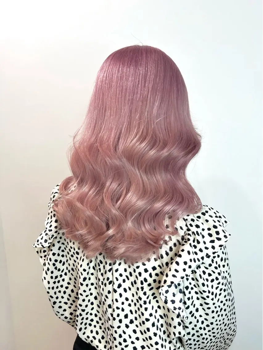 ロング カラー ブリーチ ハイトーン 特化🌈フジタハルキのヘアスタイル