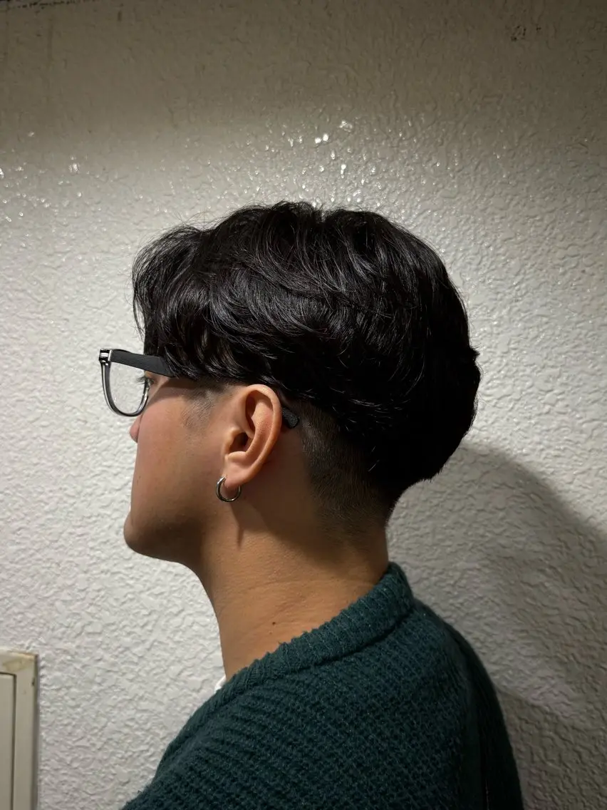 パーマ メンズ モモ モデル様募集のヘアスタイル