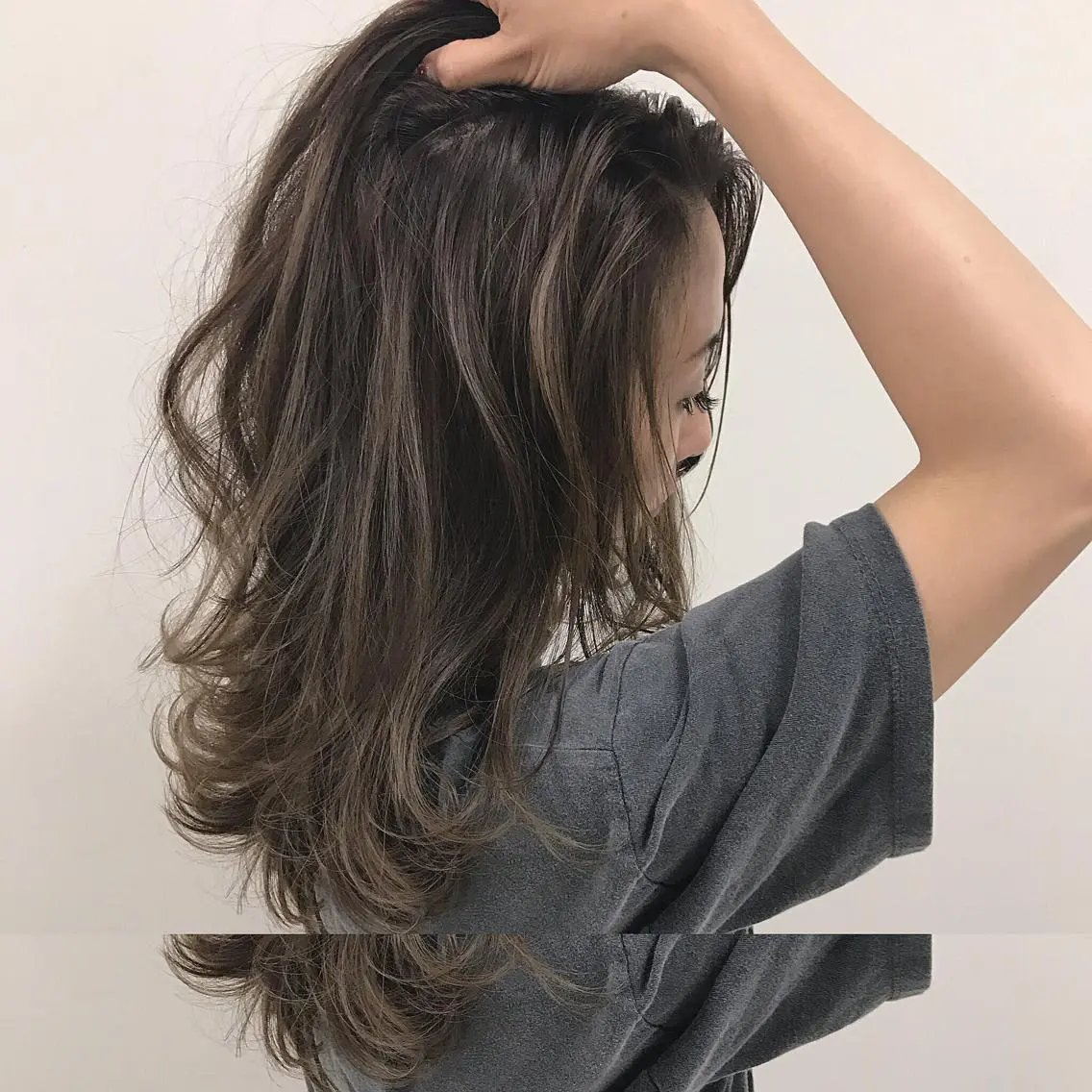 セミロング カラー パーマ ハイライトカラー 外国人風カラー ハイライト 髪質改善 Daisukiのヘアスタイル
