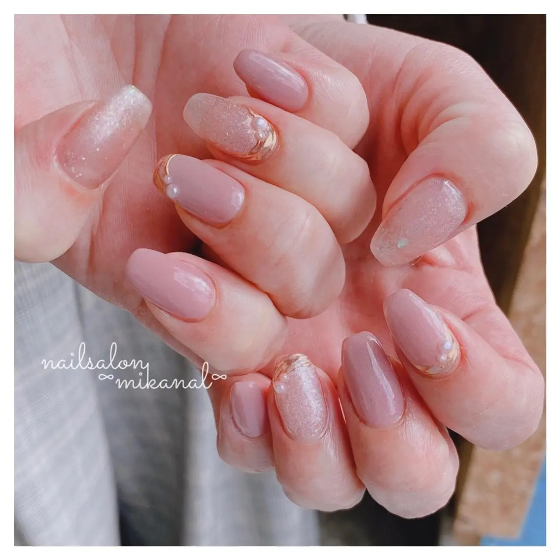 ネイル ハンドネイル nailsalon ∞ ﾐｶﾅﾙ ∞のネイルデザイン