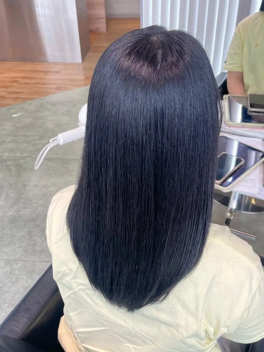 ミディアム カラー ヘアカラー オタク🍒 モロホシユウキのヘアスタイル
