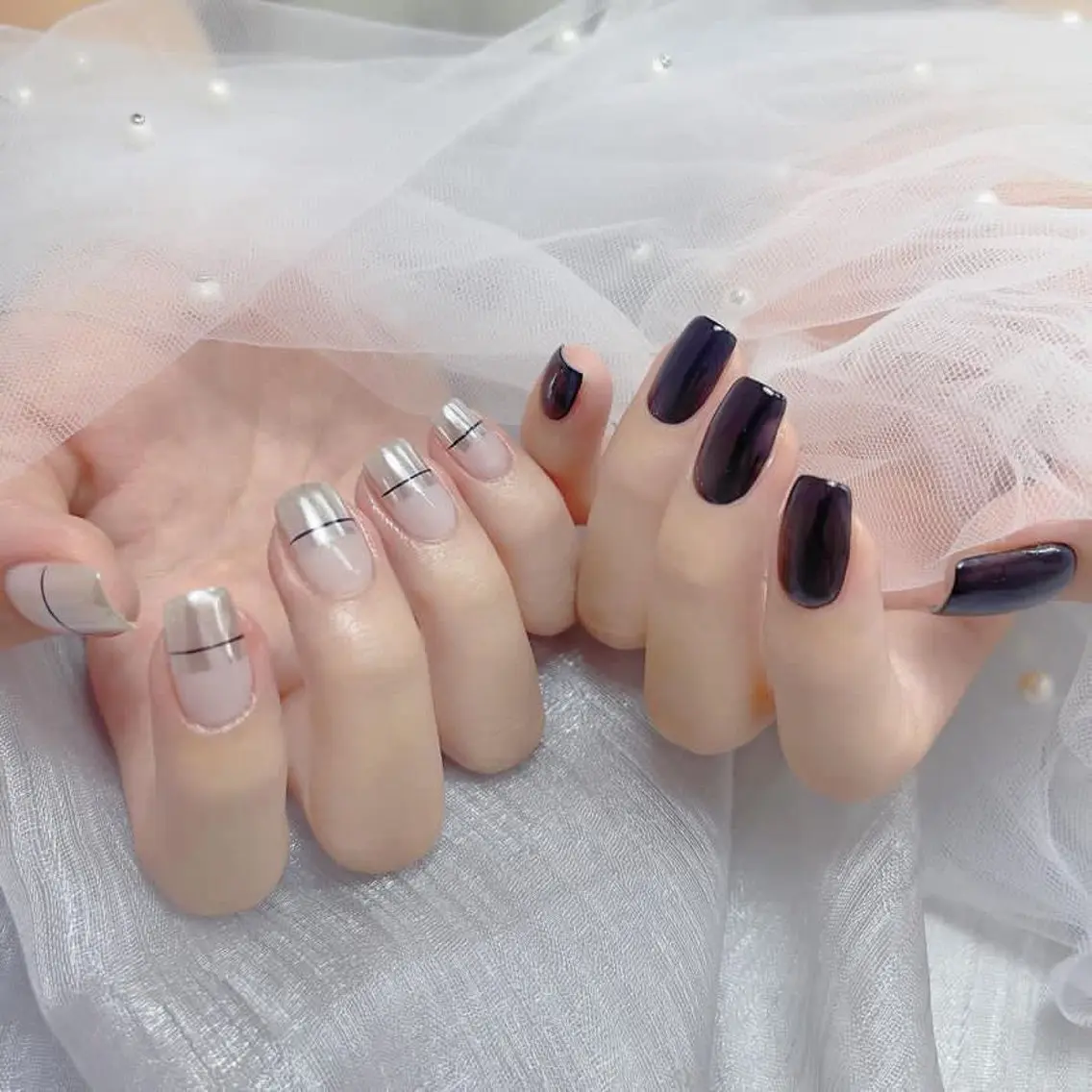 ネイル ミラーネイル 持ち込み 【スカルプ専門店】 ZY Nailのネイルデザイン