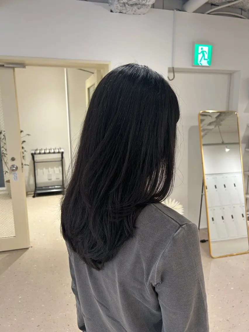ミディアム ミディアムレイヤー レイヤーカット 村田 七夕のヘアスタイル