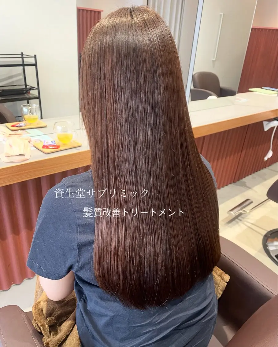ロング カラー 髪質改善 トリートメント カット ヘアカラー トリートメント 北九州美容室 🕊️わかな✂︎のヘアスタイル