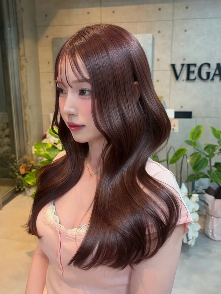 ロング カラー みのり ワンホンヘア🕊️のヘアスタイル