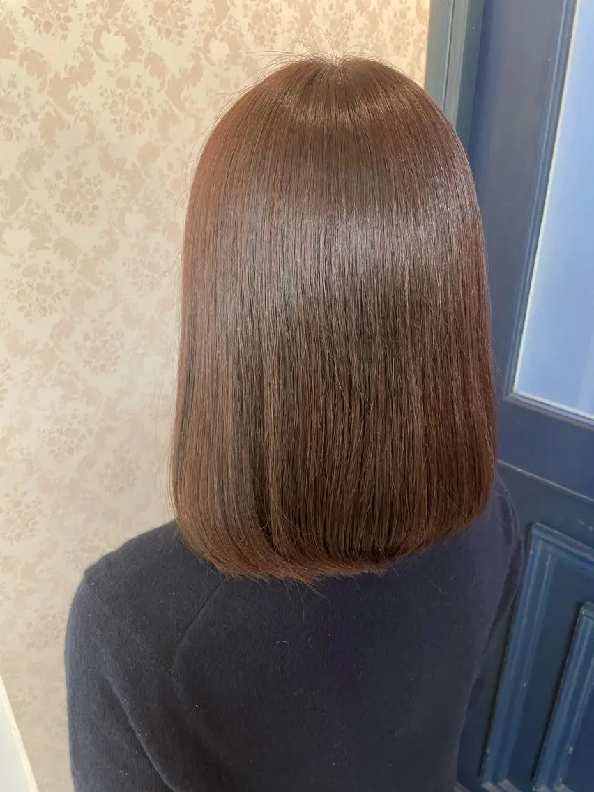 ミディアム カット ヘッドスパ ヒヨシ ルナのヘアスタイル