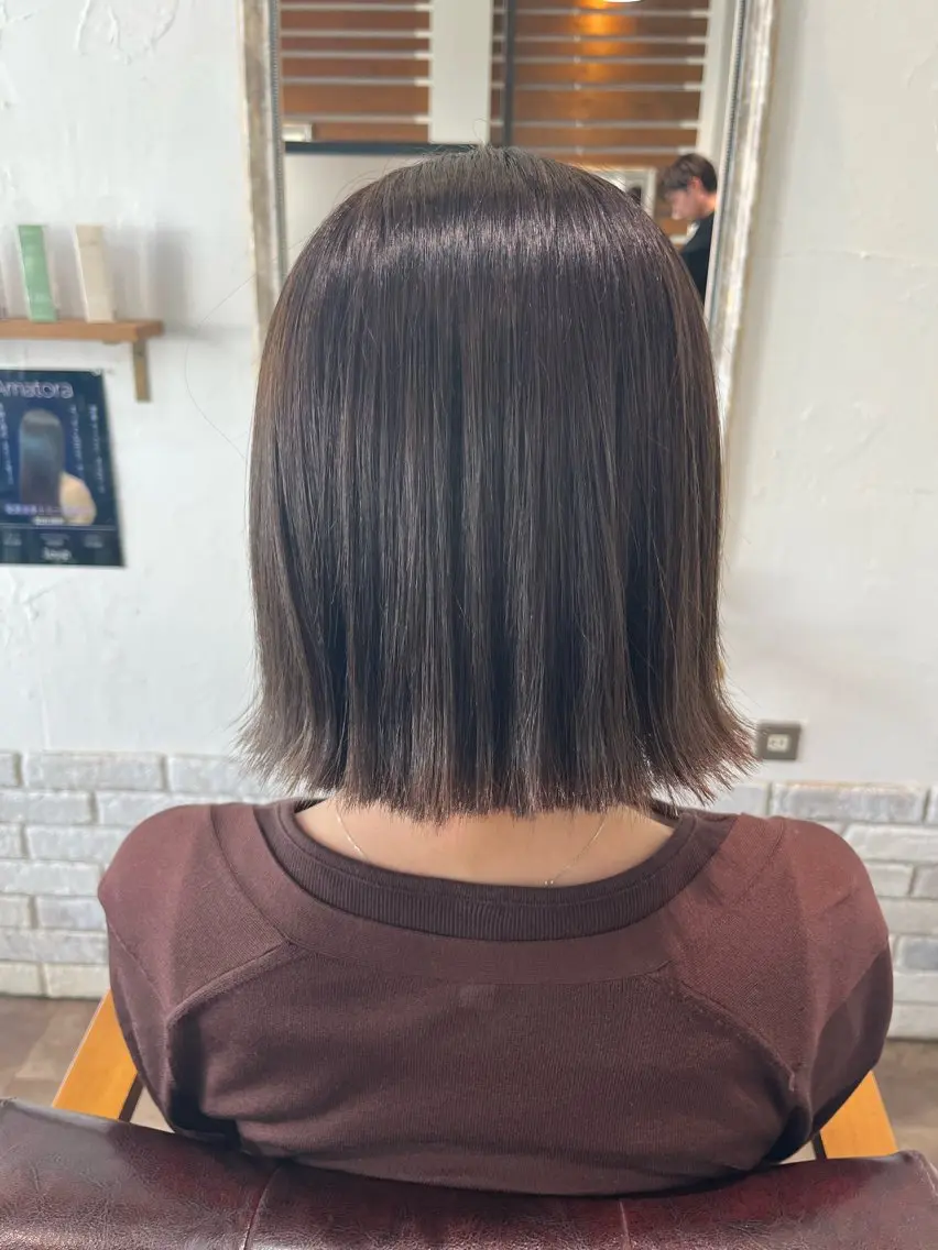 ミディアム ヘアカラー loup yunaのヘアスタイル