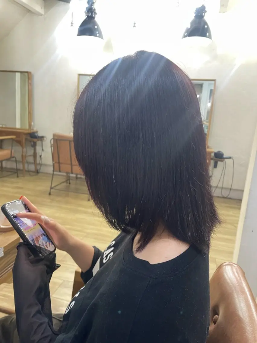 ロング カラー ヘアカラー 縮毛矯正 なな🦋/ 原宿のヘアスタイル