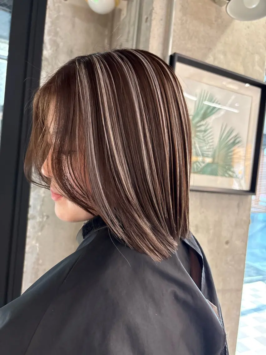 ロング カラー ヘアカラー ♡ハイライトカラー shinri♡のヘアスタイル