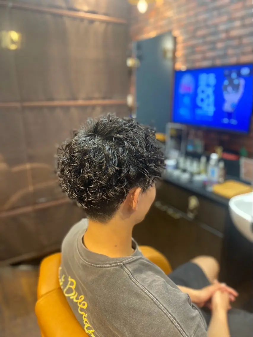 パーマ メンズ 【メンズパーマ】 山下勝勲のヘアスタイル