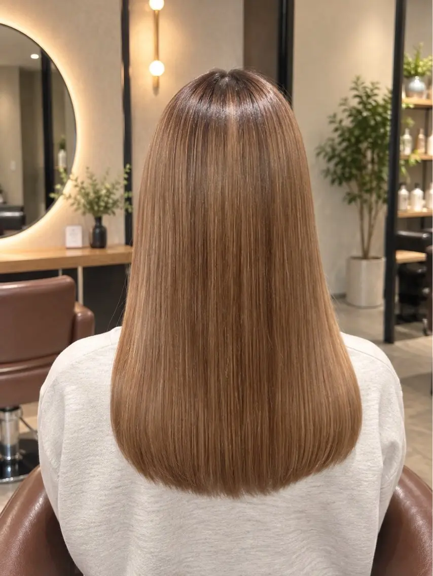 ロング 艶髪カラー🤍ྀི MISAKI🩷ྀིのヘアスタイル