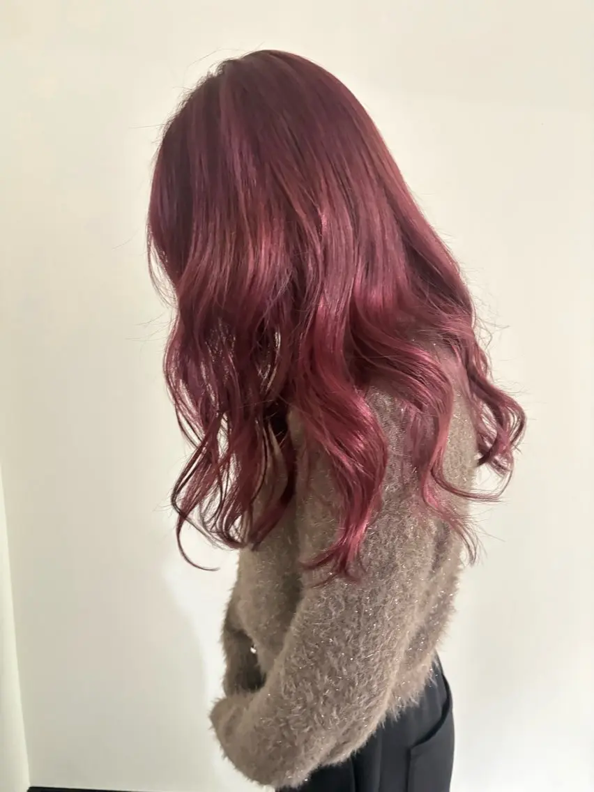 💖前髪カット+コテ巻きヘア💖の写真