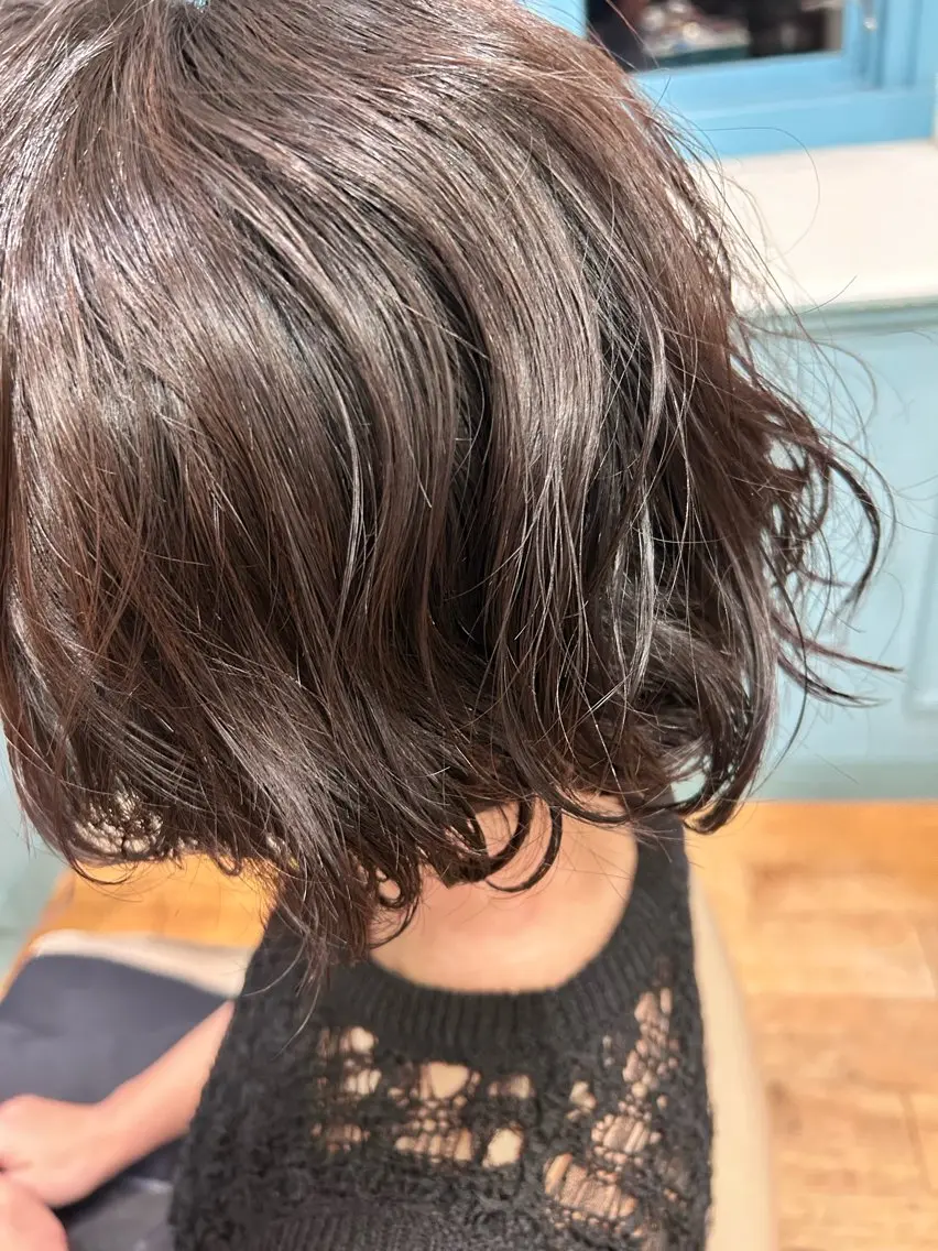 ショート パーマ ショートヘア ニュアンスパーマ PIS/ NAHOのヘアスタイル
