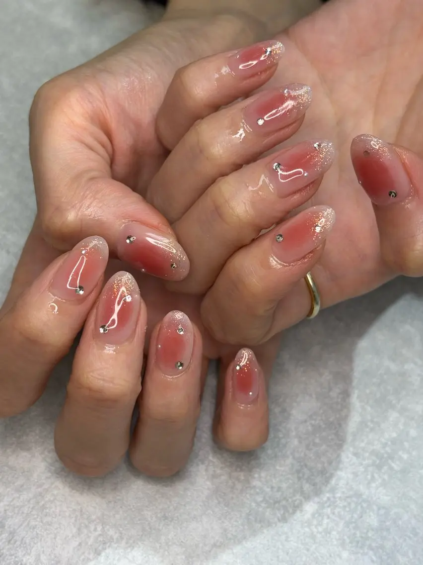 ネイル ハンドネイル おきな みえこのネイルデザイン