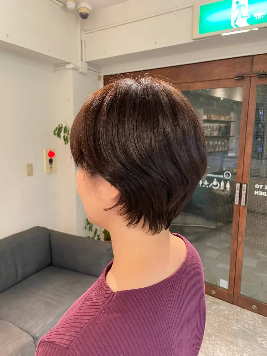 ショート 丸みショート ショートヘア 内藤 さつきのヘアスタイル