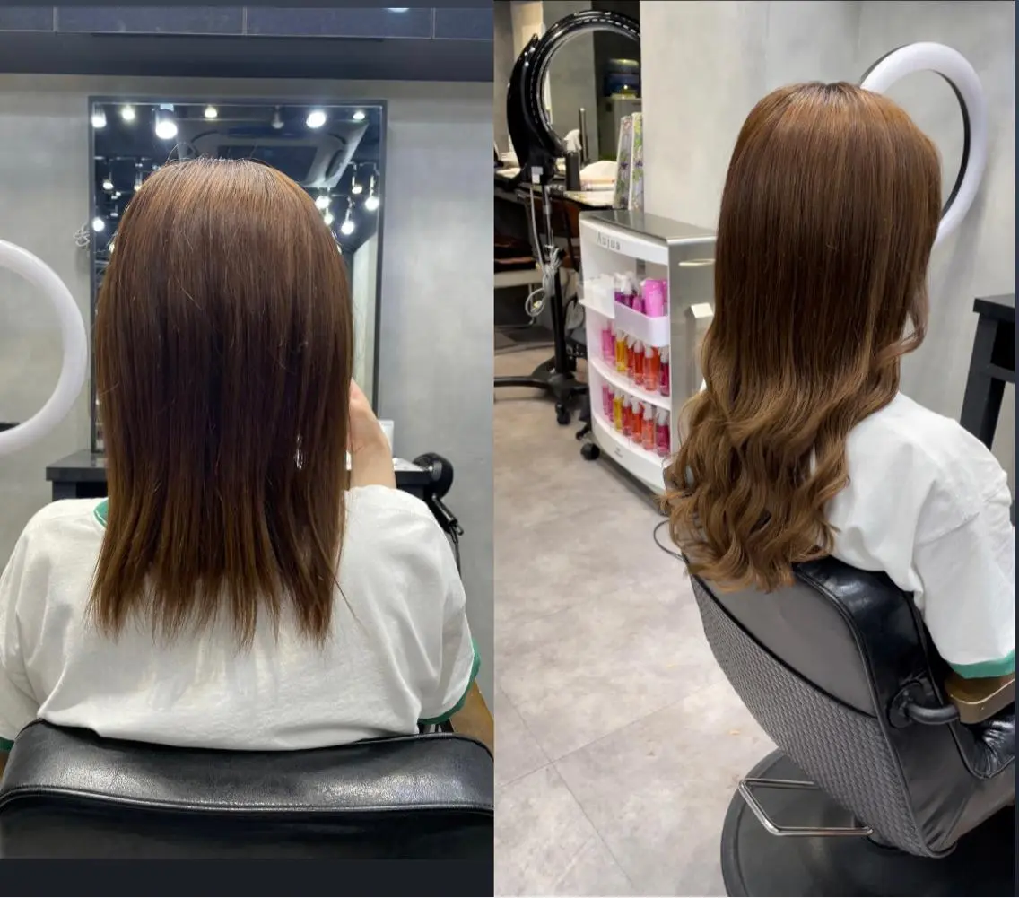 ロング カラー ヘアアレンジ エクステ ロング ヘアカラー エクステ 👑最高級エクステ 👑新宿/タイセイのヘアスタイル
