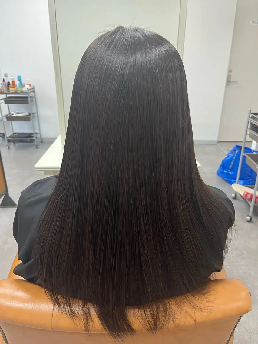 ロング カラー 田口 夏鈴のヘアスタイル
