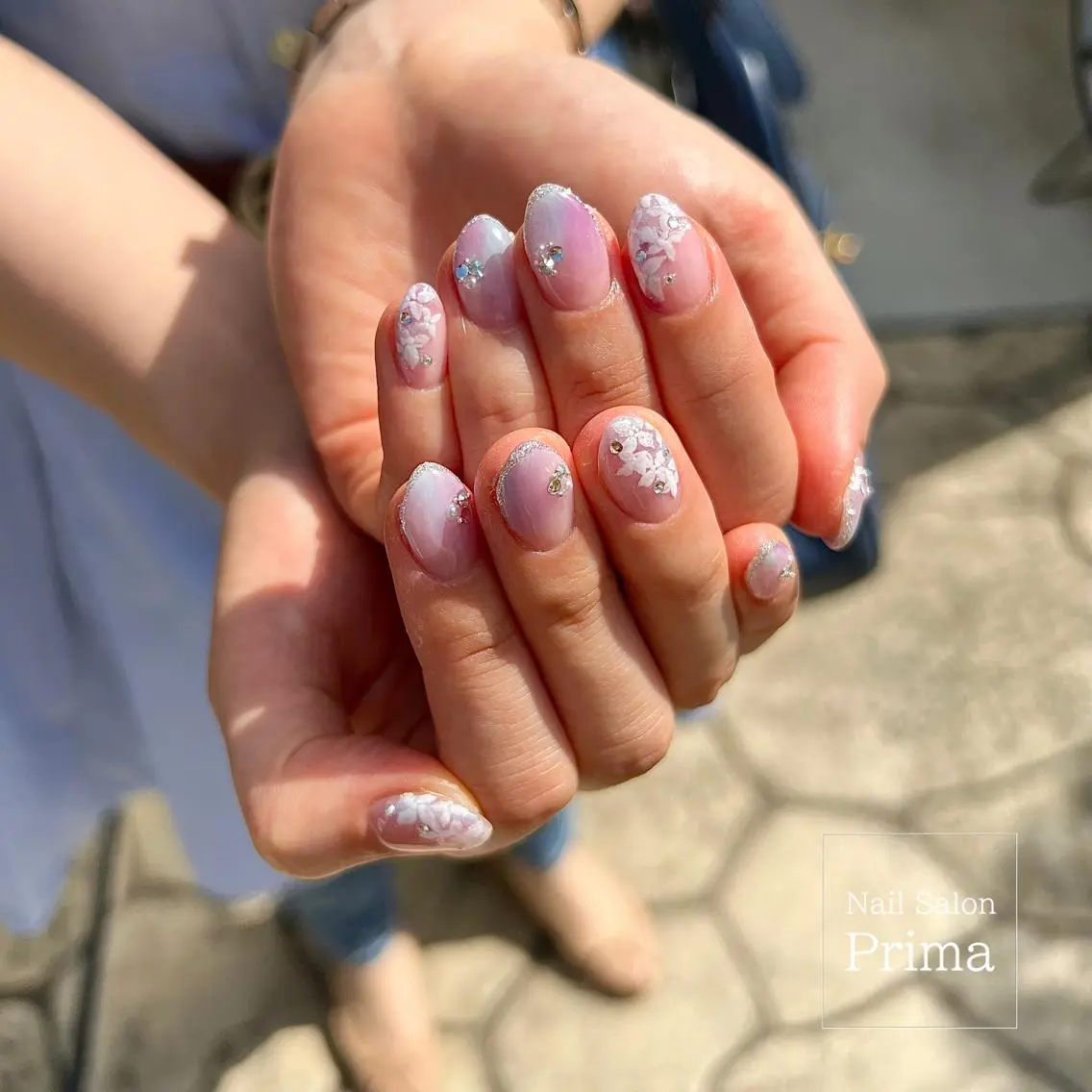 ミディアム ネイル SalonPrima 西院Nail&Eyeのネイルデザイン