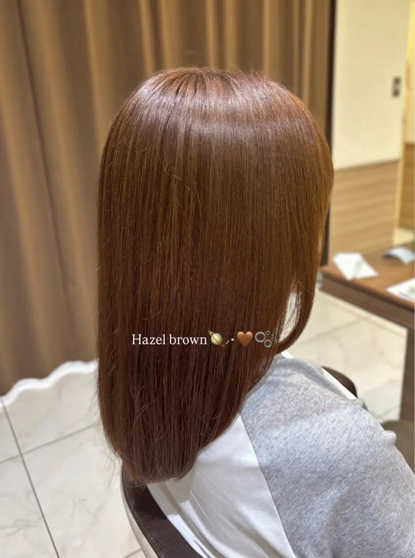ミディアム カラー ⭐️モデル募集中⭐️ ⸝⋆🪐遠藤 青葉のヘアスタイル