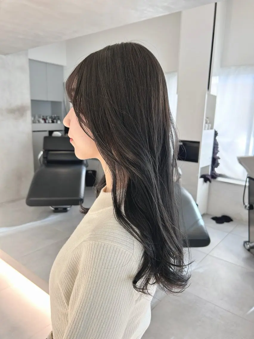 ロング カラー 🪞透け感&韓国ヘア 🪞honokaのヘアスタイル