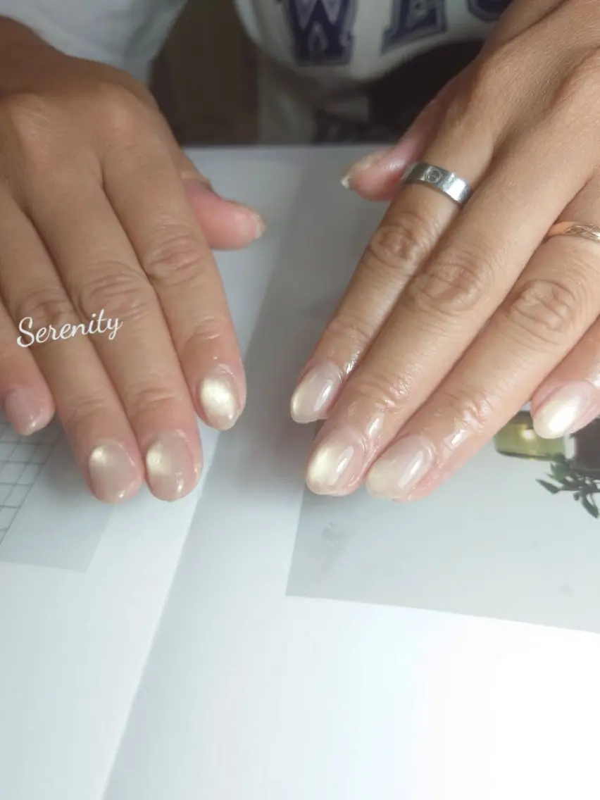 ネイル マグネットネイル マグネットワンカラー ワンカラーネイル ハンドネイル nail  serenityのネイルデザイン