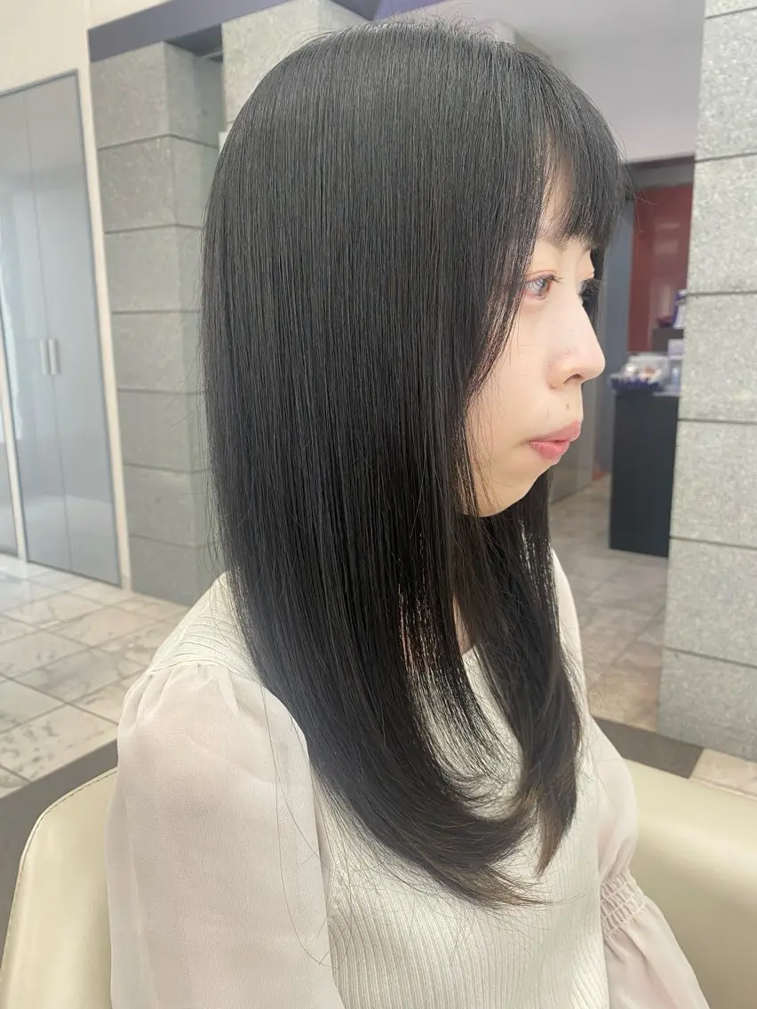 ロング ロングレイヤー レイヤーカット ロング 境 はるきのヘアスタイル