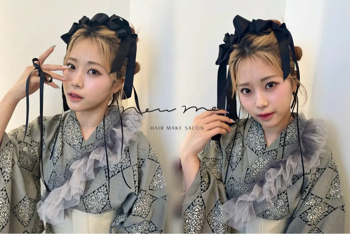 ヘアアレンジ ヘアメイク new meのヘアスタイル
