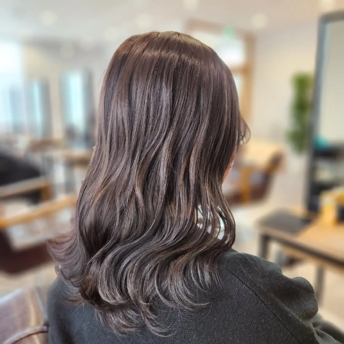 ミディアム カラー ブラウンカラー シールエクステ🎀 ホシノ🕒ユウカのヘアスタイル