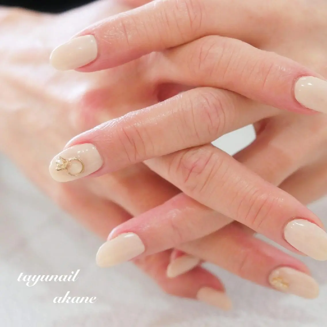 ネイル ブルー ジェルネイル パラジェル 冬ネイル ネイルサロン 【たゆnail】のネイルデザイン