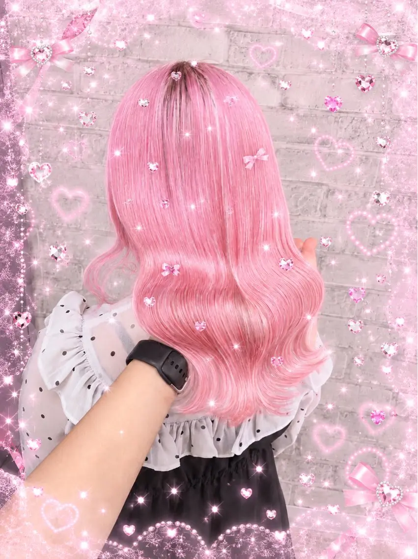 カラー 💗ピンクハイトーン /みはね🎀໒꒱のヘアスタイル