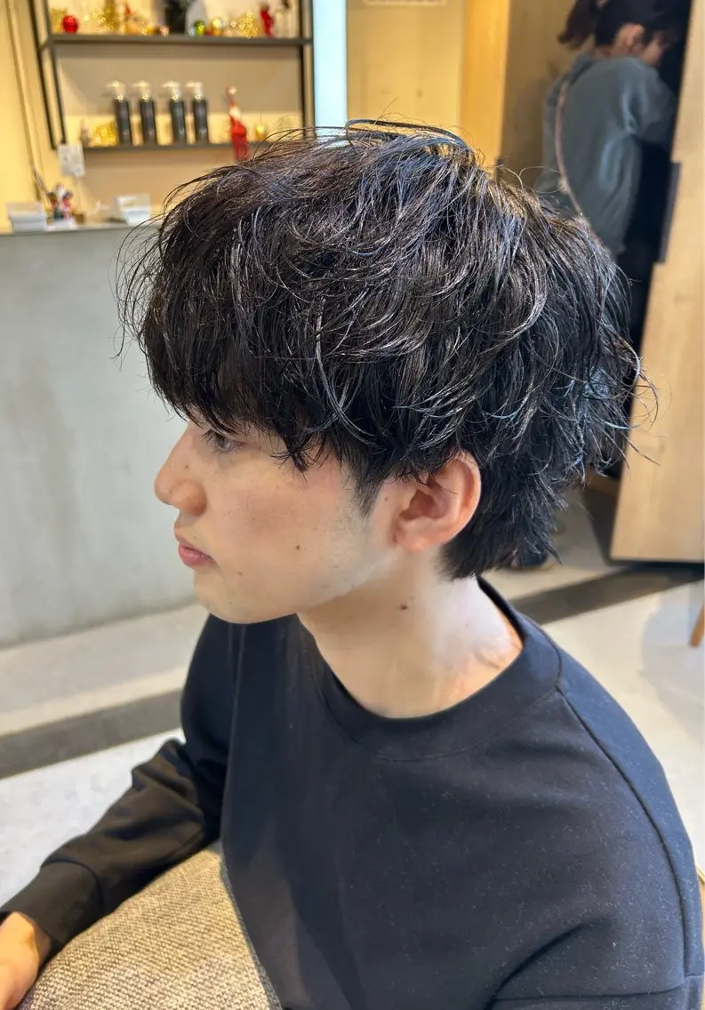 パーマ メンズ メンズ清潔感のプロ 💈メンズパーマ藤田のヘアスタイル