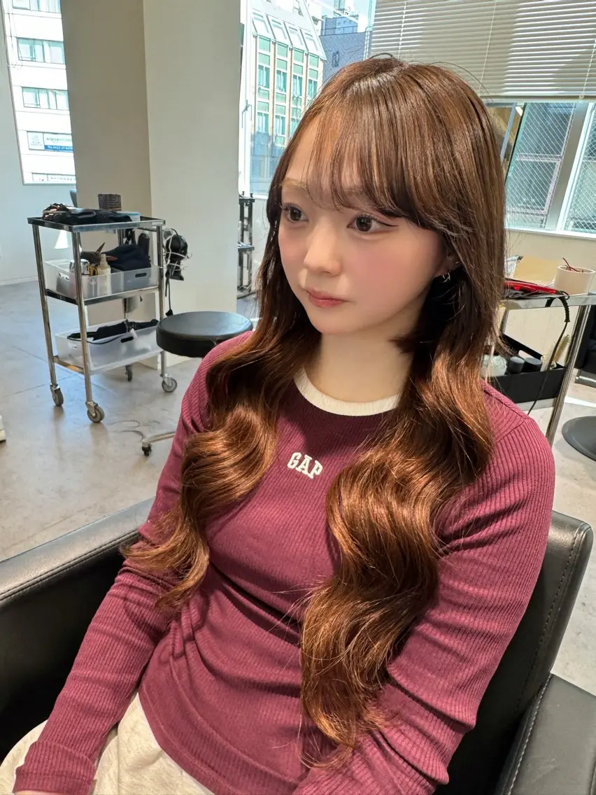💓エクステ60本〜+カラー半額+艶髪トリートメント+ファインバブルの写真