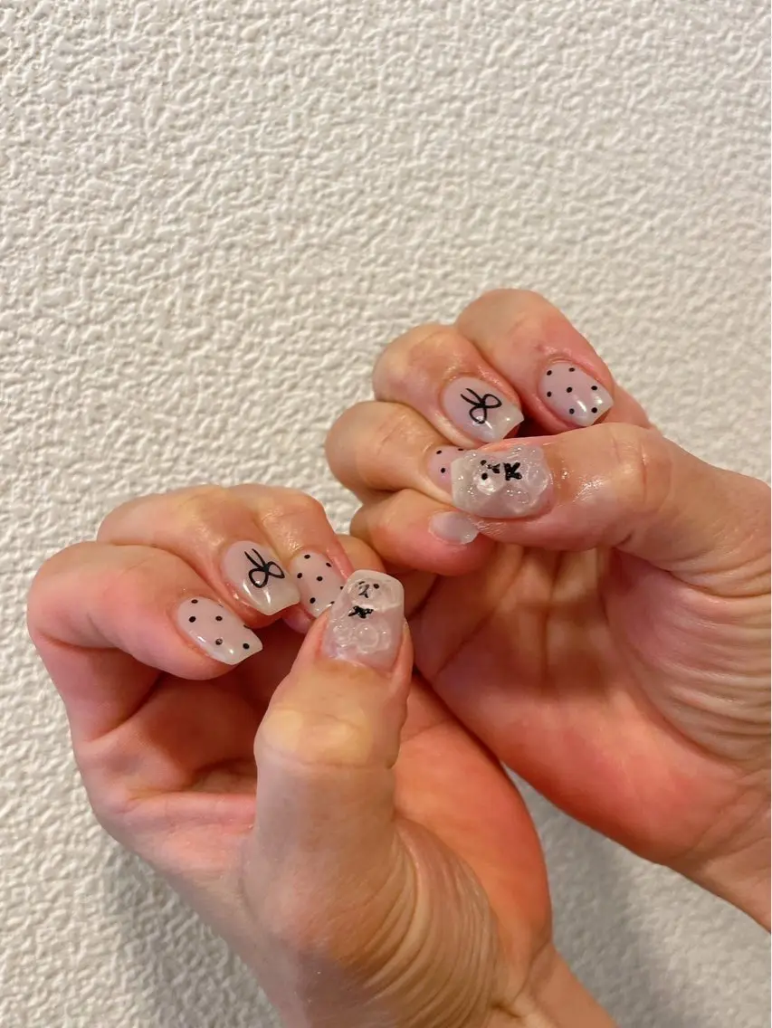 ネイル オーロラネイル フットネイル フレンチネイル ジェルネイル 韓国ネイル ハンドネイル kiki nail &brow二子玉川の眉毛・アイブロウイメージ