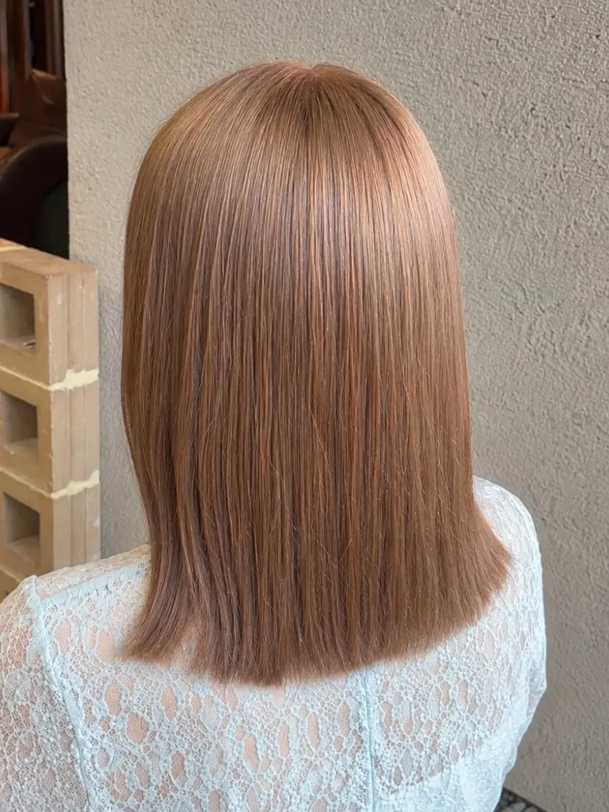 カラー ベージュカラー ダブルカラー ヘーゼル SARAJU 仁川店 Azumi🎀のヘアスタイル